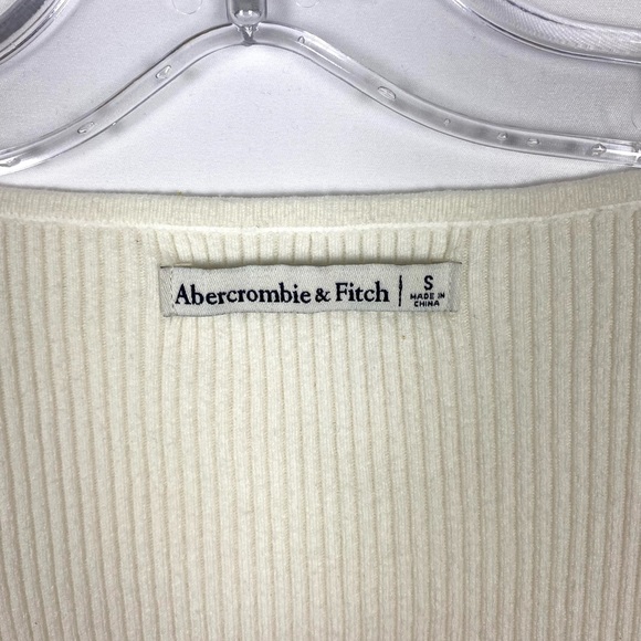 Abercrombie & Fitch Scoopneck Corset Sweater Knit Top - Picture 6 of 7